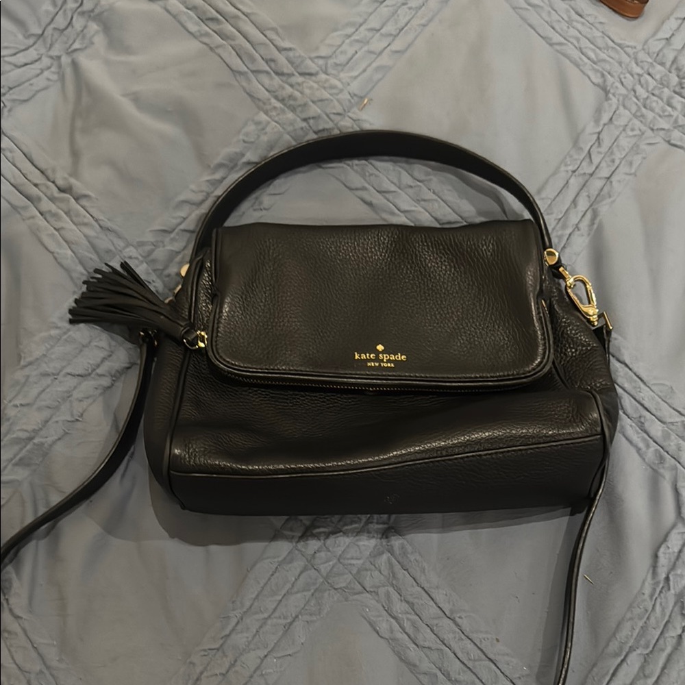 Kate Spade Black Leather Handbag
